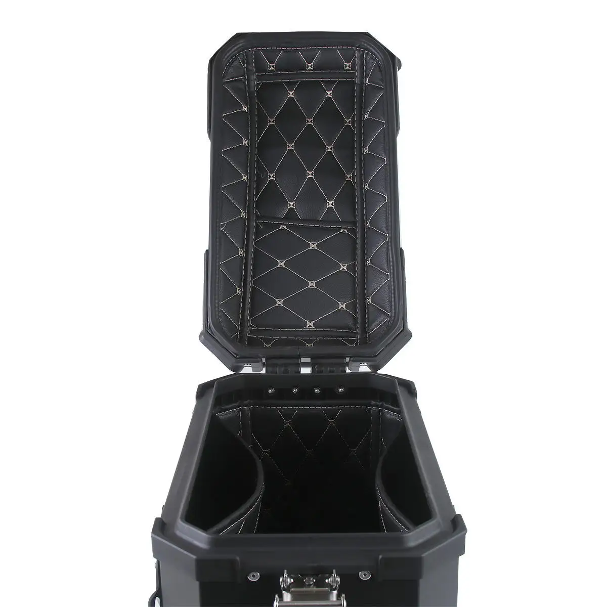 กล่องเก็บของข้างรถมอเตอร์ไซค์ 38 ลิตร กล่องใส่สัมภาระ กล่องเครื่องมือ กระเป๋าข้างรถ  อะลูมิเนียม ใช้ได้กับรถทุกรุ่น