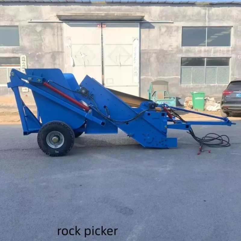 Customized 1.2mHigh Productivity Stone-Soil Separator For Hilly And Mountainous Areas Core Gearbox Stone-Picking Stone-Collectin