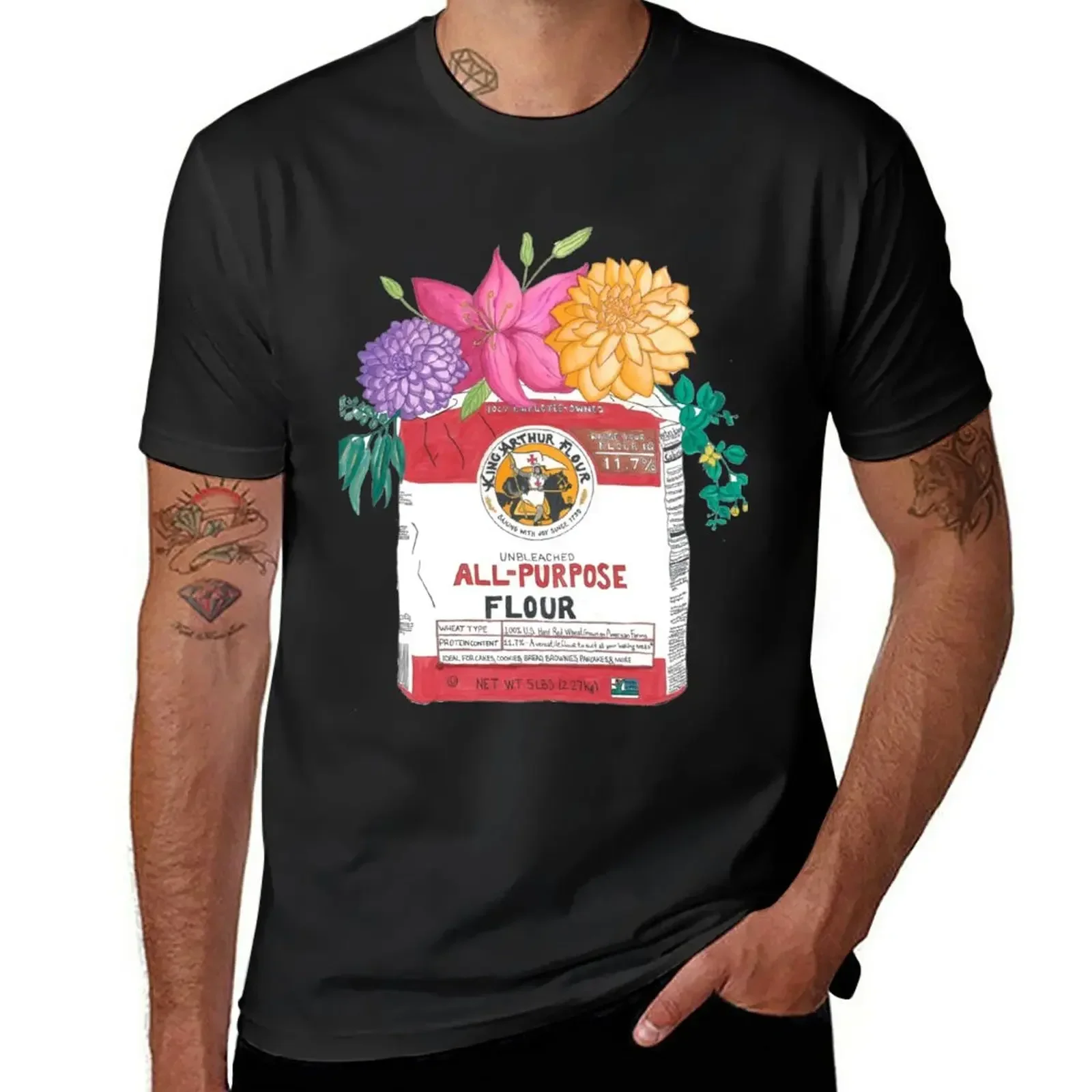 All-Purpose Flowers T-Shirt customs summer clothes Blouse mens workout shirts