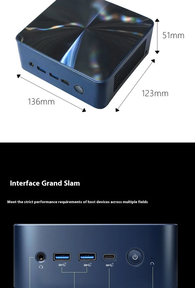 SZBOX S78 S88 Ryzen 7 7840HS/Ryzen 7 8845HS Mini PC Windows 11 Pro