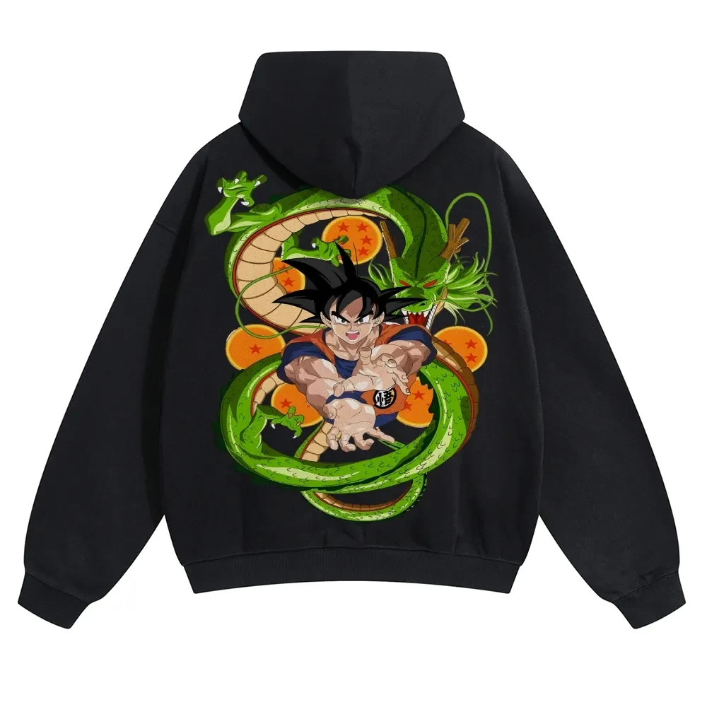 

Dragon Ball Parent-child Clothing Autumn and Winter Japanese Hotblooded Animation Classic Character Hoodie Men's and Women's
