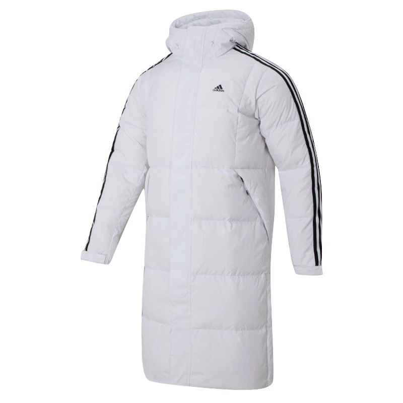 أديداس (أديداس) سترة رجالية شتوية نمط جديد دافئ 600 ملء منتصف طول أسفل سترة في الهواء الطلق يندبروف مقنعين ملابس رياضية It8713