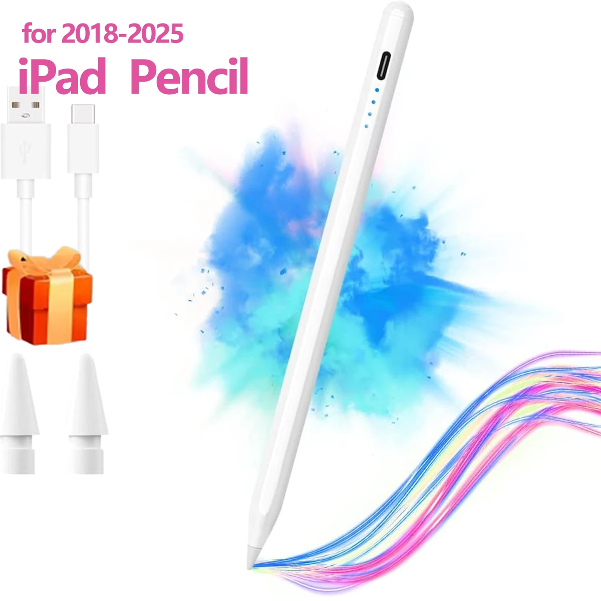 

Stylus Pen for ipad with & Palm Rejection,Apple iPad Pro 11/12.9 Inch, iPad 6/7/8/9/10th , iPad Air 3rd/4th, iPad Mini 5/6th Gen