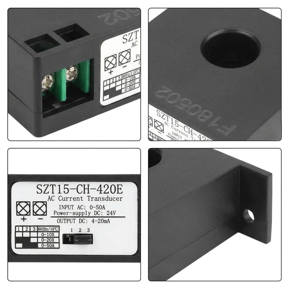 Industrial AC Current Transducer SZT15 CH 420E 0-50A for Transformer Secondary Side Monitoring and Load Detection