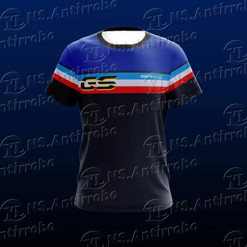 Voor BMW GS Motorrad R1250GS/R1200GS/F850GS/F750GS/T-Shirt Touring Motorsport ADVENTURE Blauw Niet vervagen Jerseys