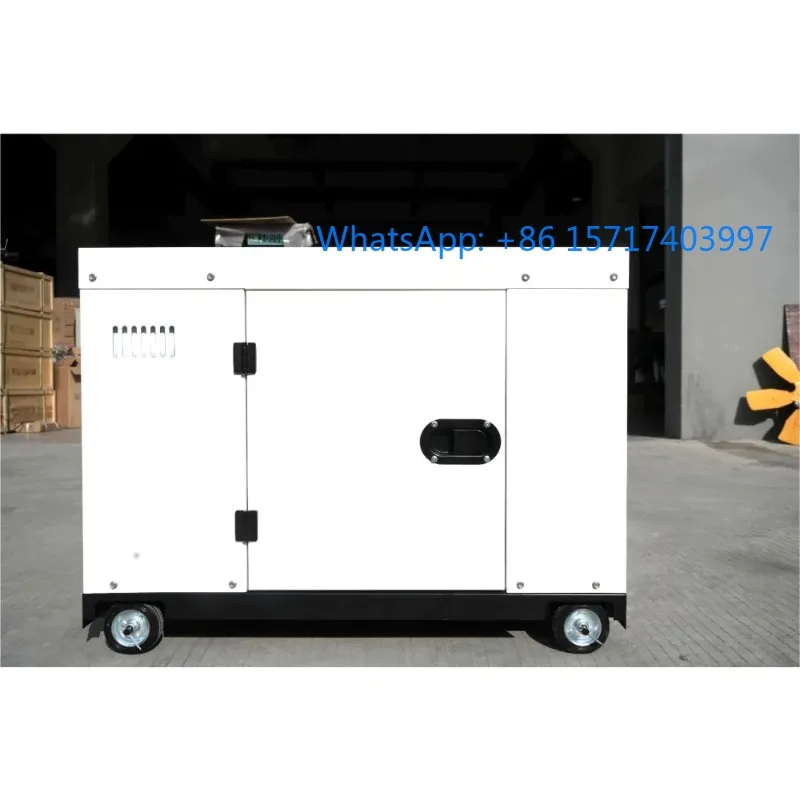 

Backup power plant 10kW soundproof 12kVA 10kW generator 220V/380V 60Hz 1/3 phase generator 10kW