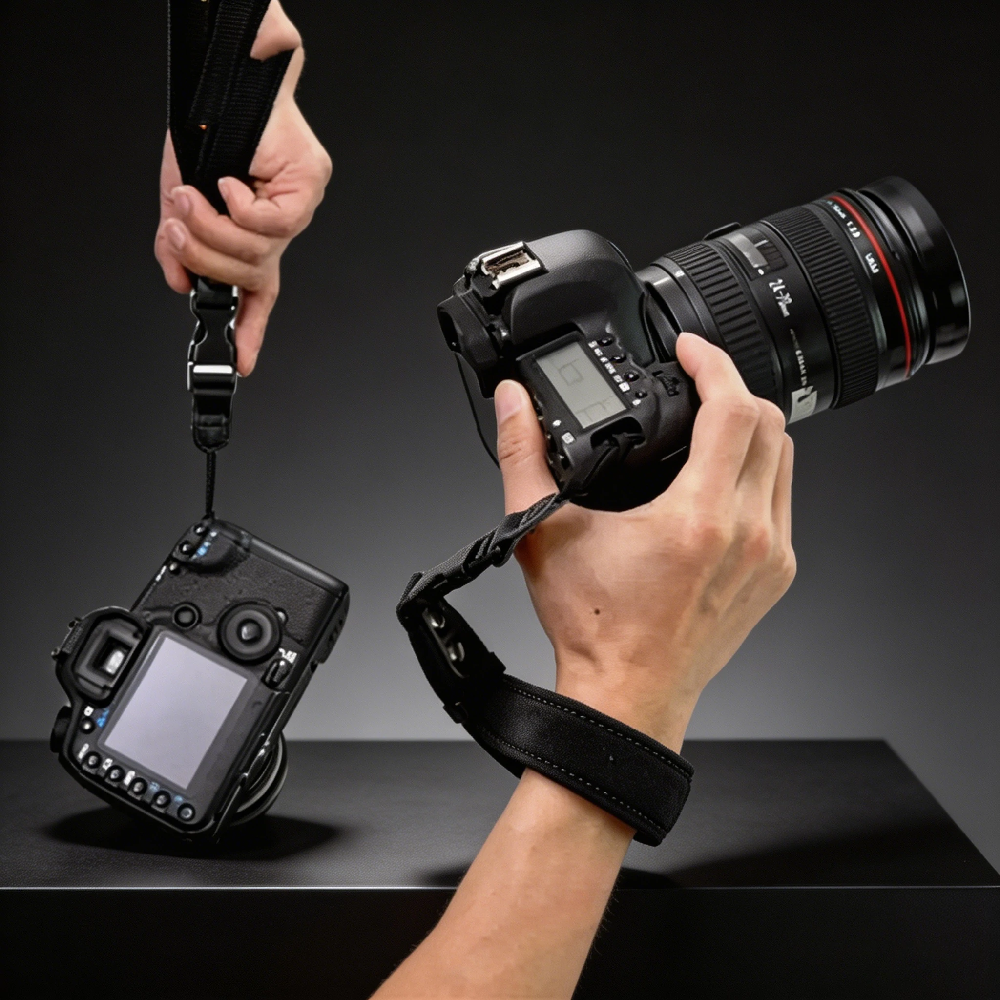Soft Padded Camera Wrist Strap Quick Release Anti-Lost Hand Grip for DSLR Mirrorless Canon Sony Nikon Camera Accessories