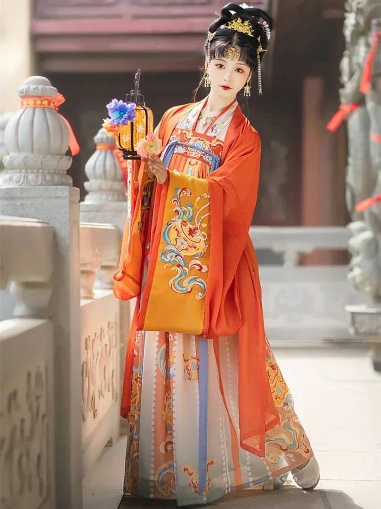 Paarse Chinese Traditionele Hanfu Kostuum Vrouw Oude Fee Jurk Dame Elegantie Han Dynastie Cosplay Kleding Podium