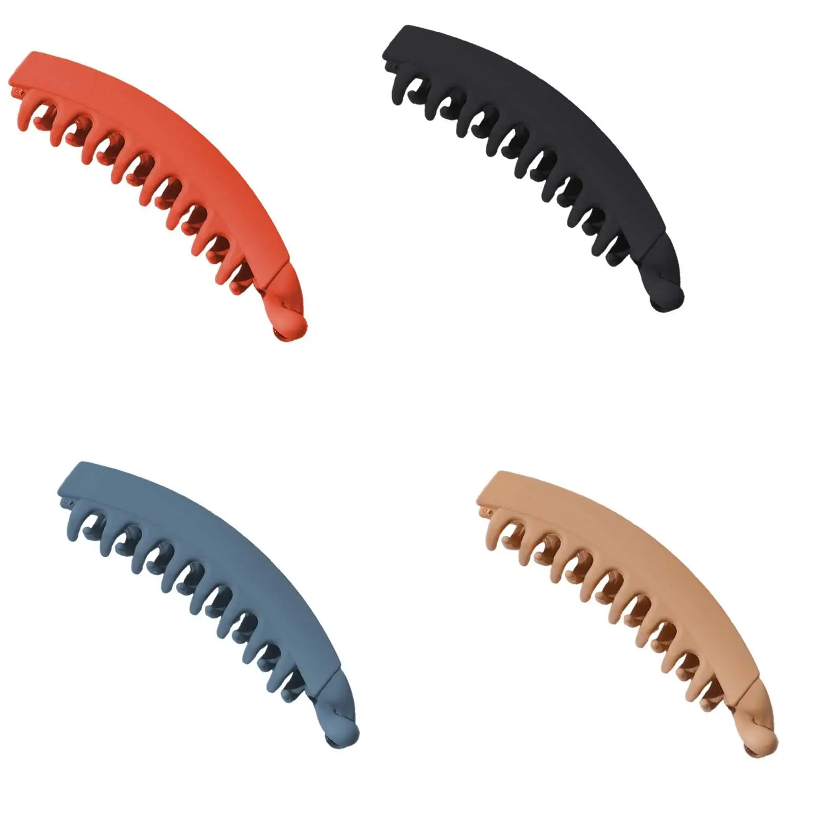 Hair Clips Matte Frosted Banana Clips for Women Girls Large Hair Claw Clips