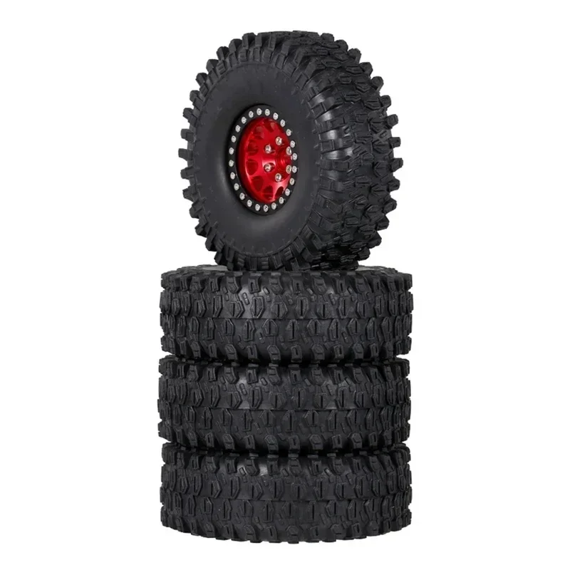 

4 шт., набор металлических колес 1,9 с бисером для 1/10 RC гусеничного автомобиля, осевой SCX10 90047 SCX10 III AXI03007