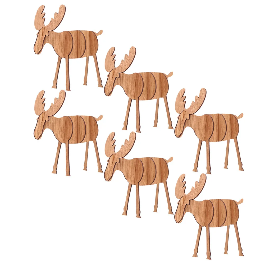 

Figurines Woods for Elk Ornaments Christmas Decor Decorations Festival Desktop Hanging