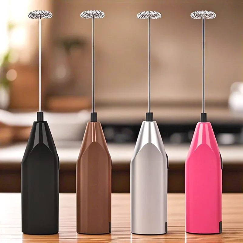 Electric Mixer Milk Beater Double for Head Coffee Frother Foamer Machine Stainless Steel For Home Kitchen Processor