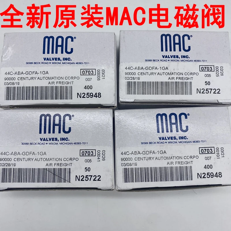2025 صمام الملف اللولبي الأصلي الجديد MAC 34C-ABA-GDFA-1GA/44C-ABA-GDFA-1GA #2