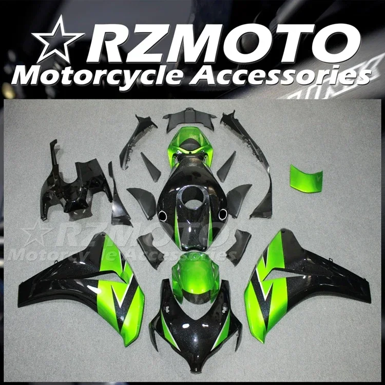 

4Gifts New ABS Full Fairings Kit Fit For HONDA CBR1000RR 2008 2009 2010 2011 08 09 10 11 Bodywork Set Green Black Custom