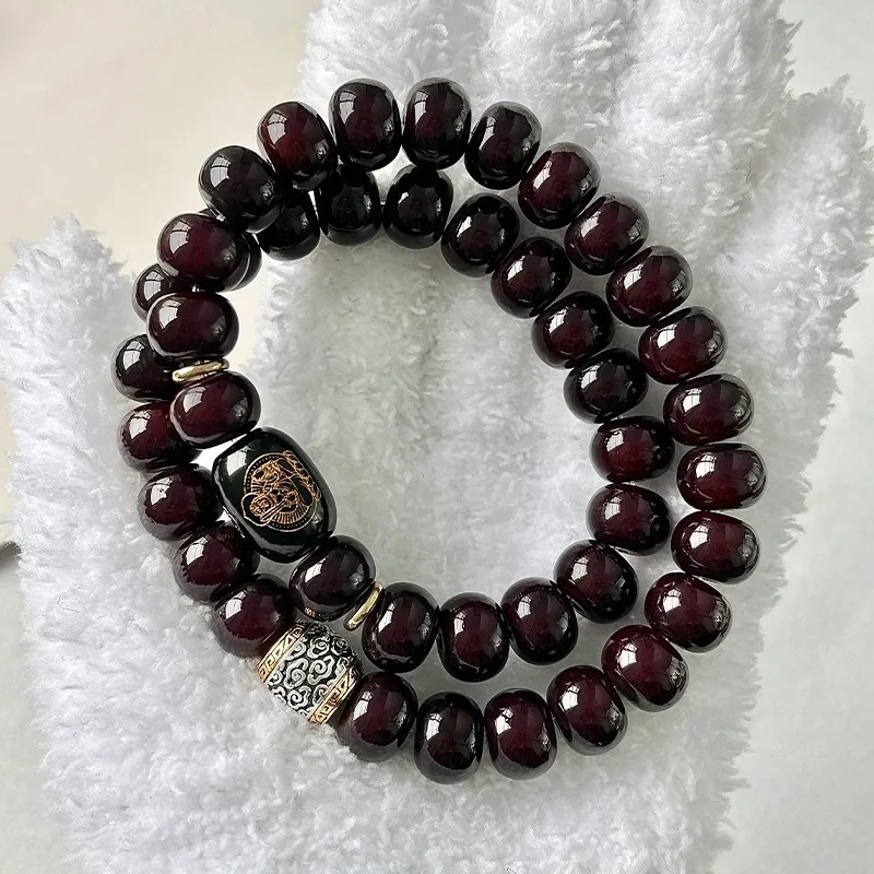 tangxin-material-live-streaming-hot-selling-bodhi-hand-string-double-circle-men's-life-buddha-bodhi-cultural-play-buddha-beads