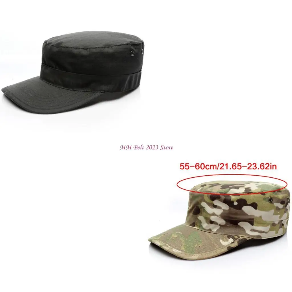 49me-グリーン野球帽屋外調節可能な士官候補生の帽子男性女性ハイキングキャンプポリエステル