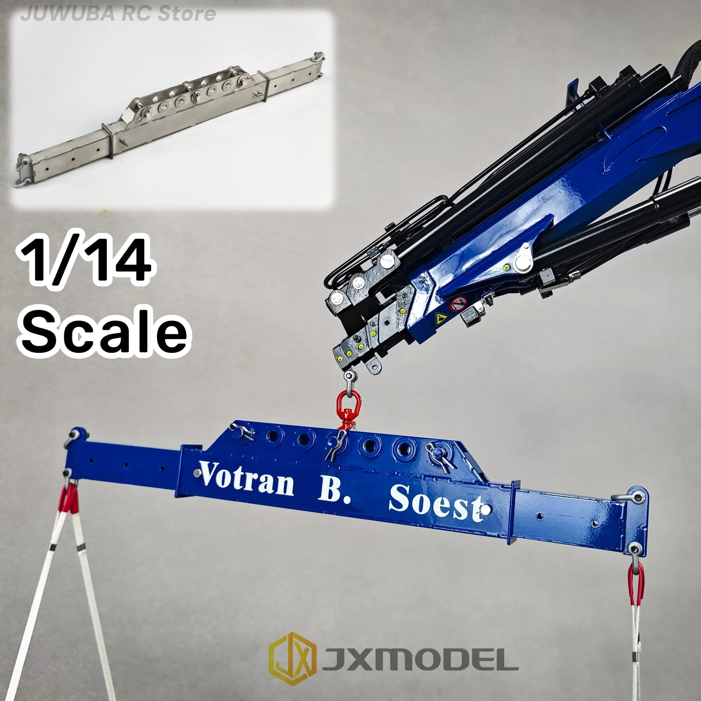 Camión RC de Juguete Estilo VO con Kit de Separador Telescópico Ver. Para Tamiya Scania Volvo Benz JXMODEL 1/14 R/C Serie de camiones con grúa JX-EX-VO-A
