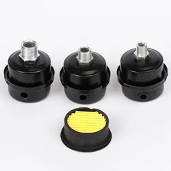 12.5mm 16mm 20mm Air Compressor Spare Parts Metal Air Compressor Intake Filter Squelch Muffler Air Filter Thread M12