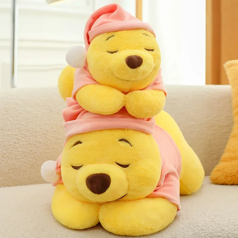 37-65CM Neue Disney Winnie The Pooh Plüsch Spielzeug Nette Cartoon Bär Gefüllte Puppe Weiche Anime Kissen Kawaii souvenir Geburtstag Geschenk