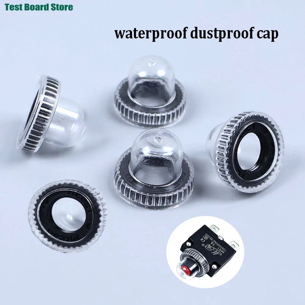 5/10Pcs thermal switch overload protector circuit breaker waterproof dustproof cap