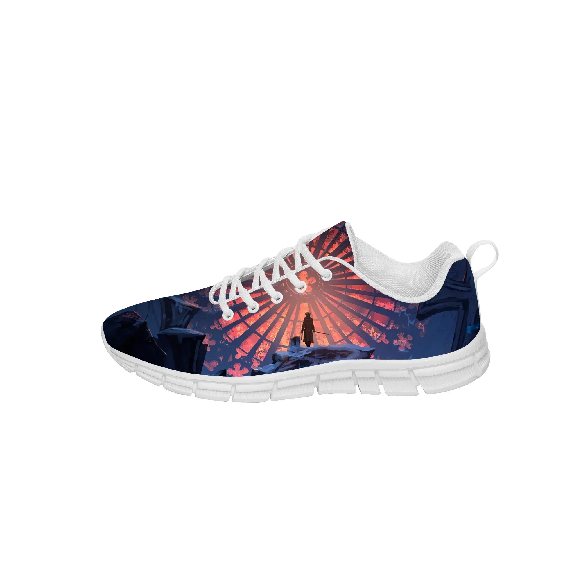 Hot Cartoon Bloodborne Sports Shoes Mens Womens Teenager Sneakers Casual Custom High Quality Couple Shoes White Running Shoes view 2