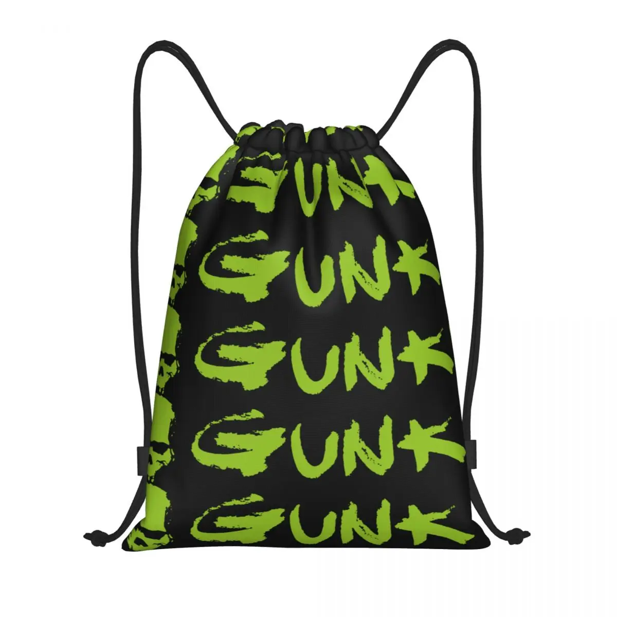 Custom Gunkis Fishing Rods Drawstring Bag for Training Yoga Backpacks Women Men Sports Gym Sackpack