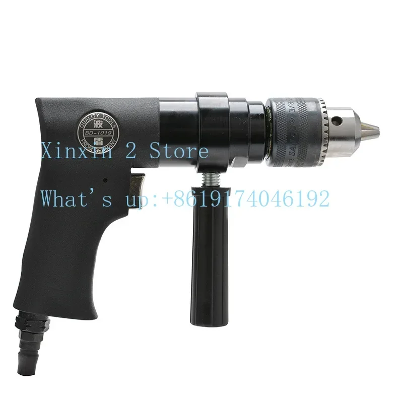 13Mm Pneumatic Pistol Drill, 1/2 Pneumatic Drill with Positive and Reverse Air Drill, Gun Type Air Drill BD-1019
