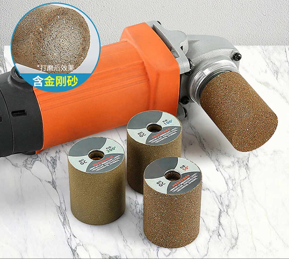 1 Pcs Grinding Sharpener Wheel Stone Abrasive Dremel Disc M10 Thread Grit 50/100/200 for 100 Type Angle Grinder