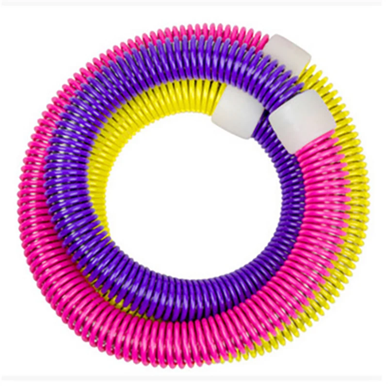 Easy Carry Spring Hula Fitness Hoop per vita sottile allenamento per adulti perdita di peso Sport Hoop