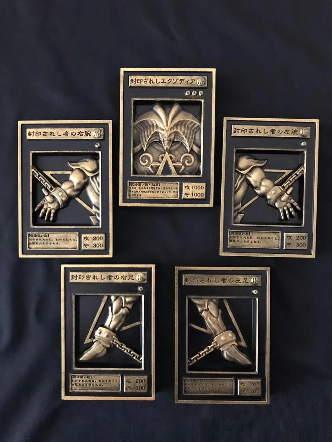 Yu Gi Oh 3D Blue-Eyes White Dragon or Dark Magician or Dark Magician Girl Restored Metal Card Stereo Card