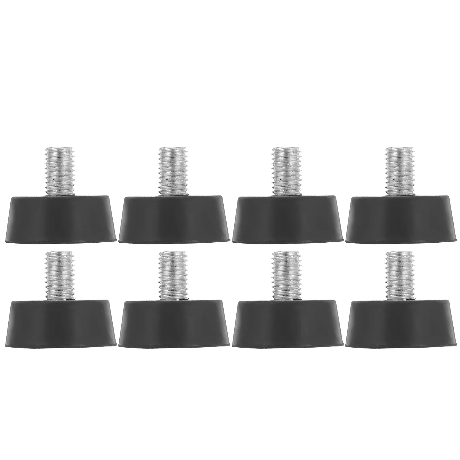 

8Pcs Shock Absorption Rubber Feet Adjustable Screw Furniture Levelers Anti Vibration Pads for Machinery Washing Machine Dryer