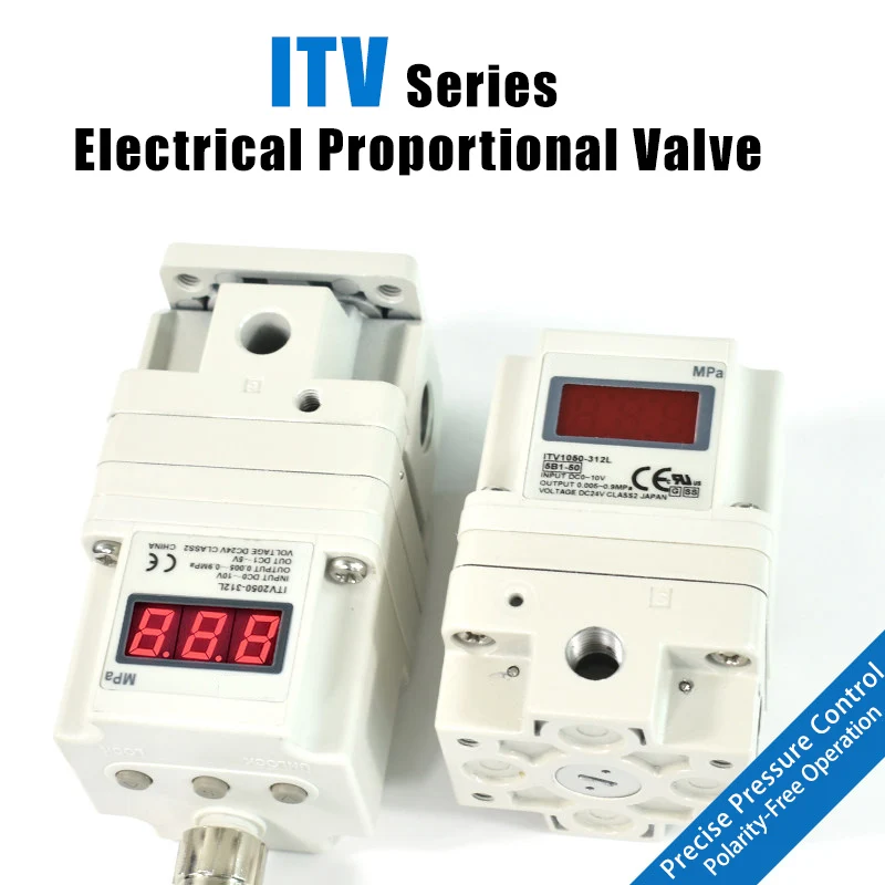 SMC TYPE Electro Vacuum Regulator Electro-Pneumatic ITV1030/1050/2030/2050 ITV1030-312N ITV2050-312N ITV1050-312N ITV3050-314L