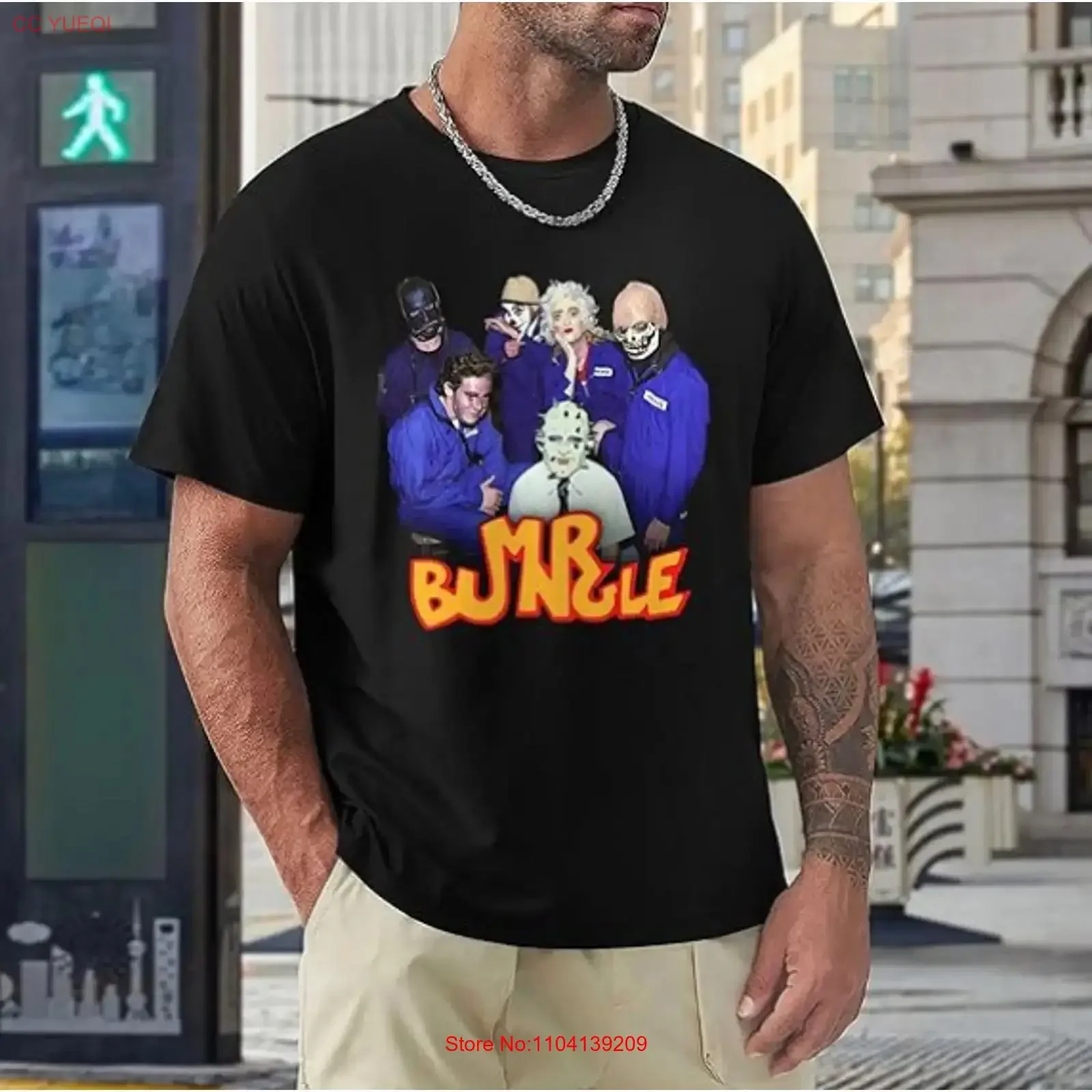 Mr Bungle Funny Band Photo T Shirt Retro Logo Mike Patton Experim vintage Washed Breathable graphic Casual Unisex Soft