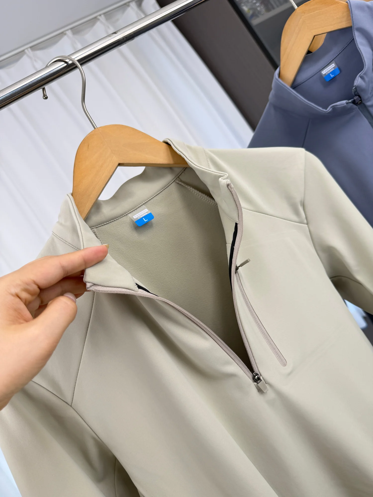 Men's Training Series 3D Tailoring Fleece Lined Base Shirt Quick Dry Pressed Pocket Autumn Casual Style Long Sleeve T-shirt