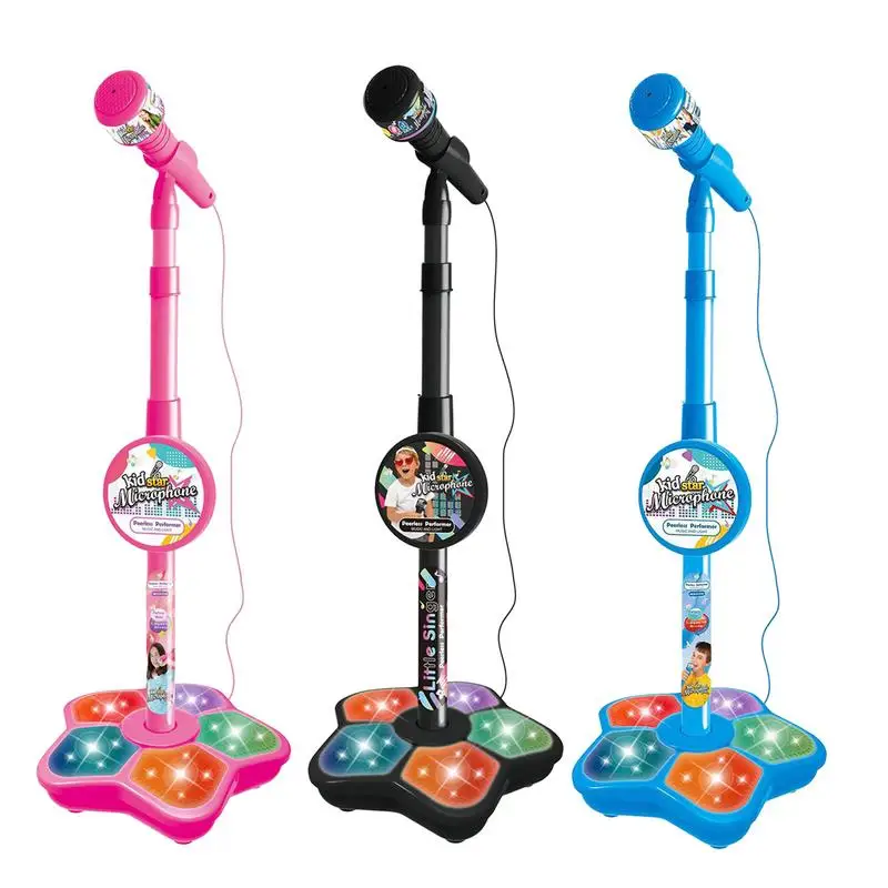 Kids Singing Playsets Portable Singing Playsets for Kids Karaoke Machine with Smart Connection Singing Toy with Light Gift