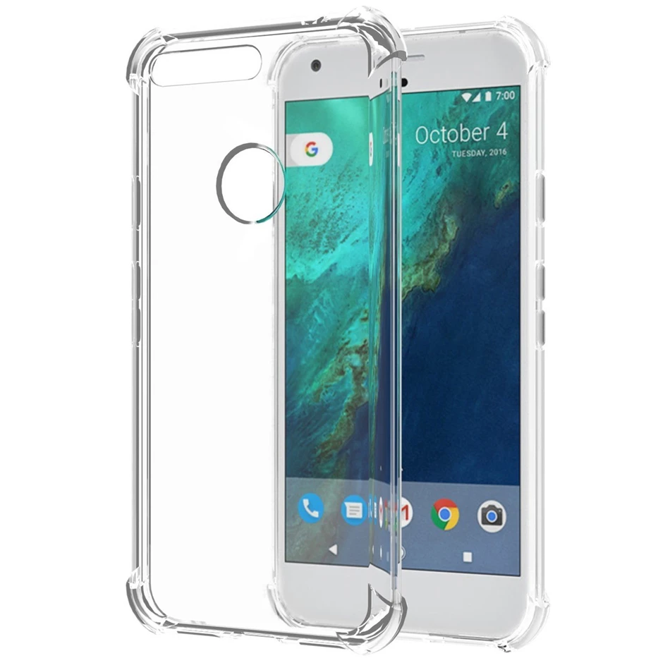 For Google Pixel 1 Pixel1 Case Air Cushion Shockproof Airbag Clear Silicone TPU Back Cover Phone Case for Google Pixel 1 Pixel1