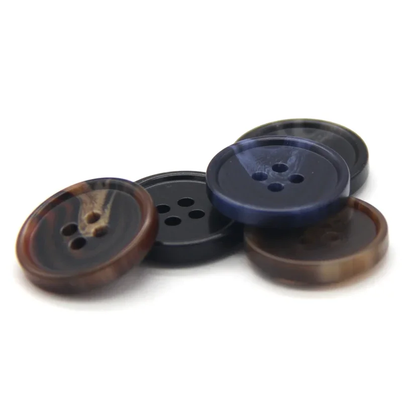 Big Resin Imitation Horn Pattern Coat Suit Buttons For Clothing Men Classical Jacket Decorative Sewing Accessories Wholesale