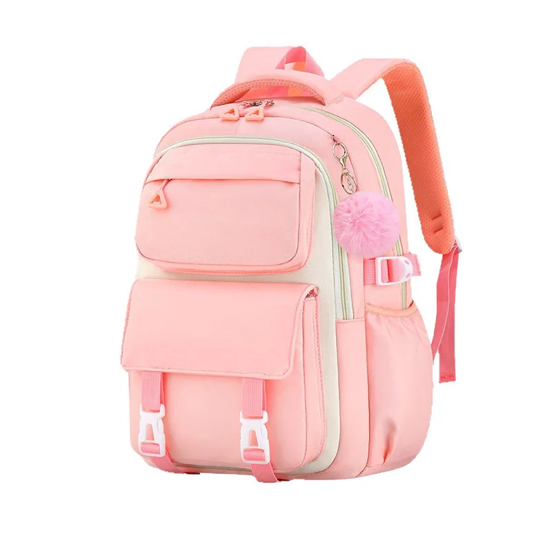 Japanese girl schoolbag multi-pocket multi-function large-capacity backpack fresh middle school student backpack
