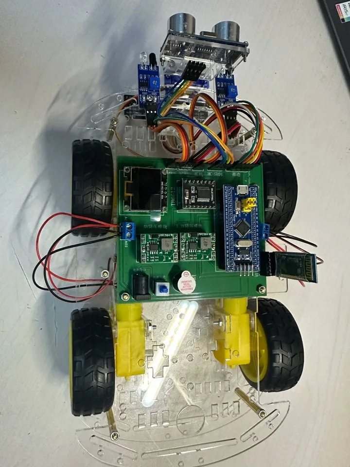 STM32 Intelligent Vehicle Kit (Voice Control, Straight Line Following, Tracking, Automatic Obstacle Avoidance, Bluetooth GPS)