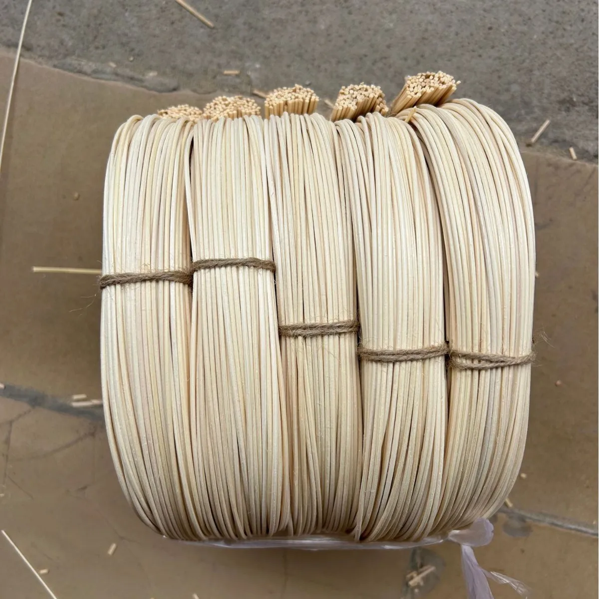 1.2mm 1.5mm 2mm 2.5mm 3mm Mulit Sizes Natural Rattan DIY Hand Weaving Basket Chair Material Home DIY Decoration Supplies