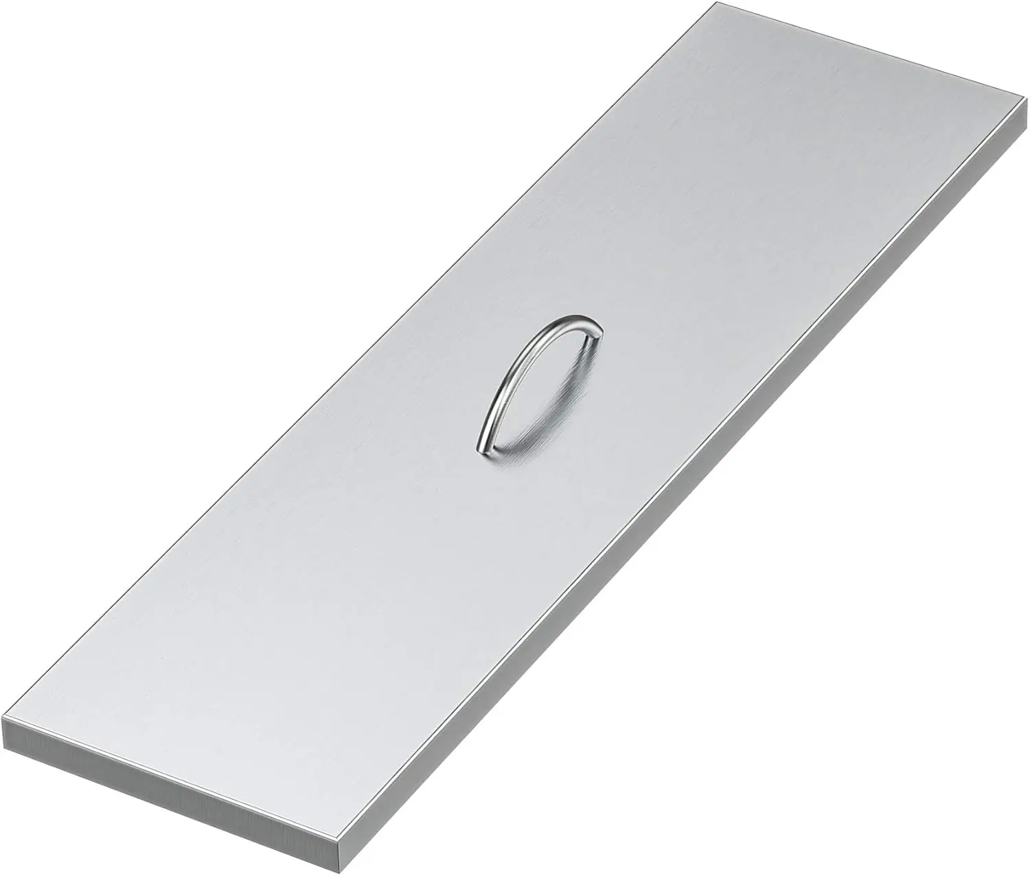 

33" x 9" Stainless Steel Fire Pit Cover Fits 30 x 6 Inches Linear Drop-in Burner Pan