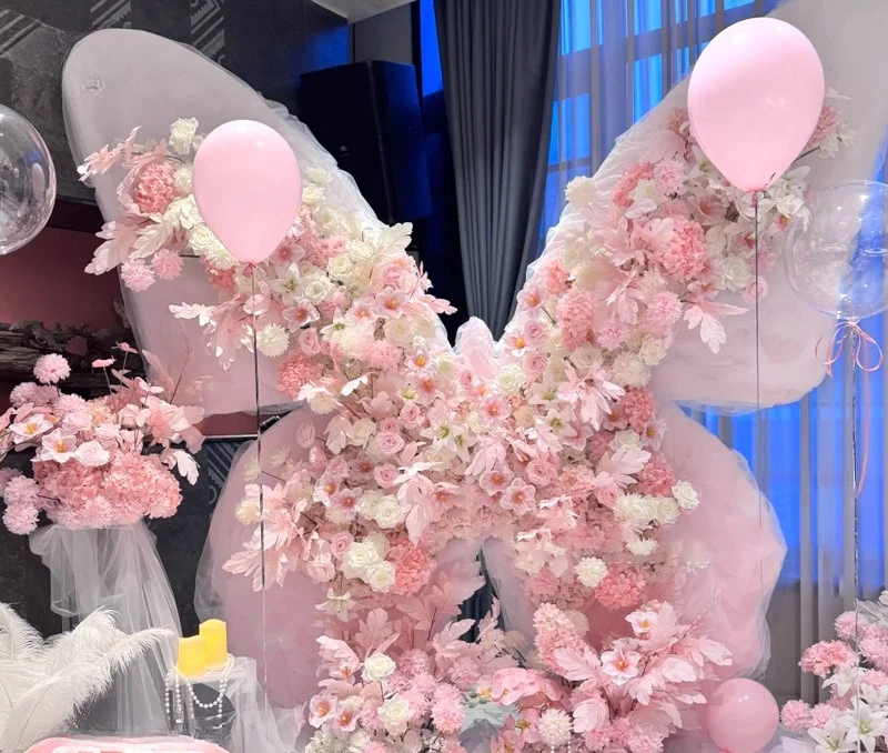 Butterfly Birthday Party Series Set Festival Venue Arrangement Props Banquet Scene Decoration