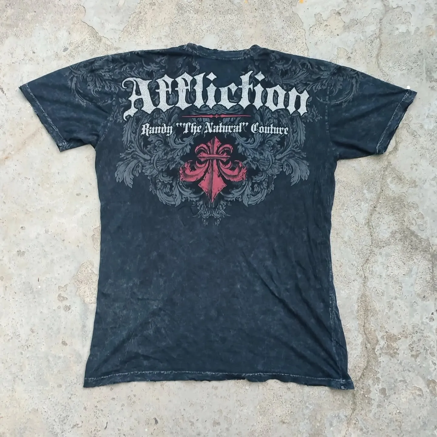 American Affliction T-shirt Men Y2K Street Vintage Fashion Casual Loose Tees Summer Clothes Loose Casual Cartoon Oversized Tops