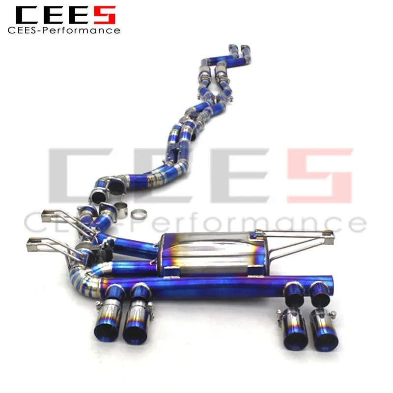 CEES Catback Exhaust Pipes for BMW M3 E46 2004-2006 High Performance Titanium Escape Exhaust Pipe Muffler System Assembly