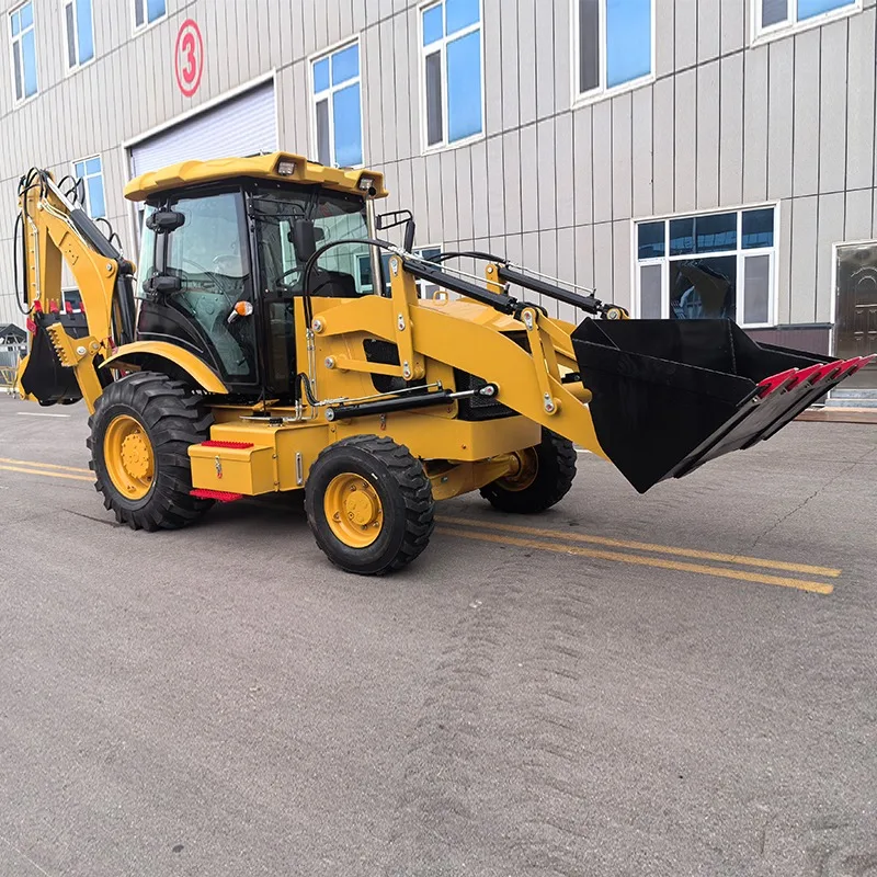 Farm Use Backhoe Loader Multifunctional Agricultural Machinery For Land Reclamation Pond Digging And Farm Road Renovation