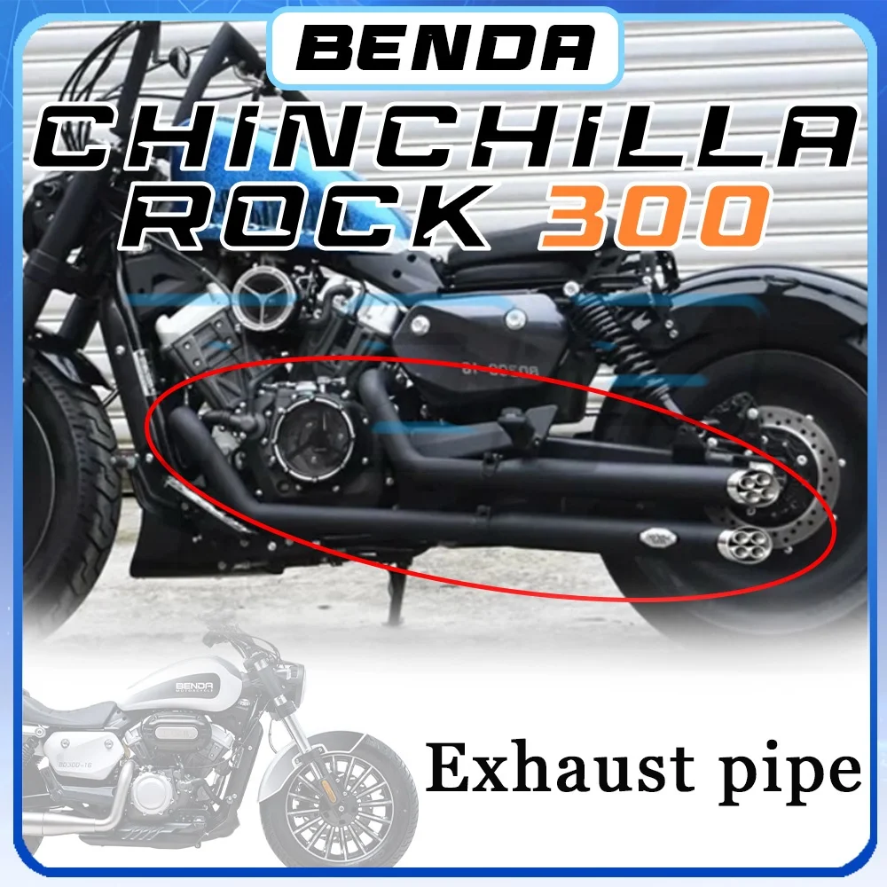

Нержавеющая сталь по всей длине, два выхлопных патрубка с правой стороны, выхлопная труба BENDA ROCK 300 CHINCHILLA 300 с восемью отверстиями.