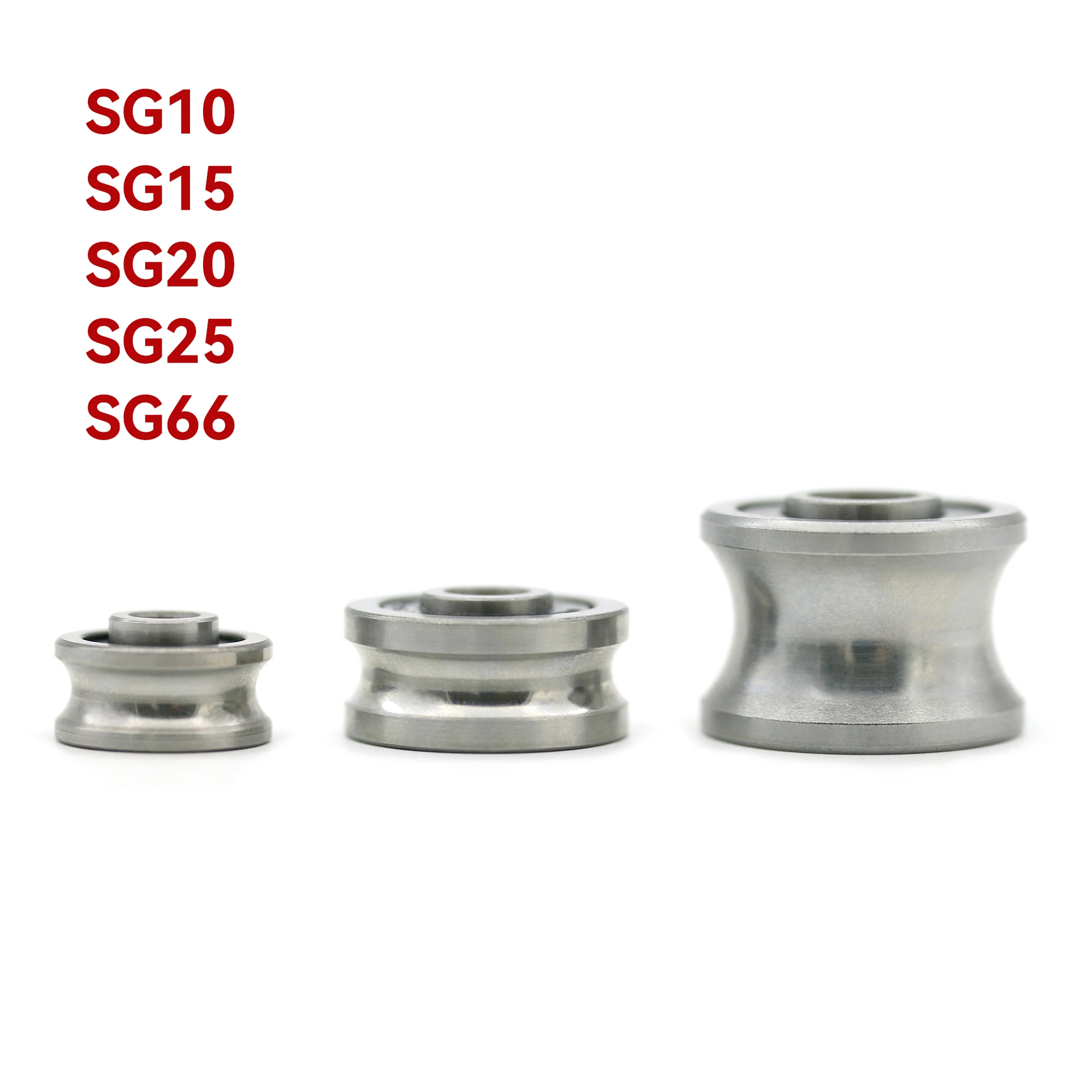 U Groove Bearing Traces Guide Rail Track Roller Bearing SG15 SG20 SG25