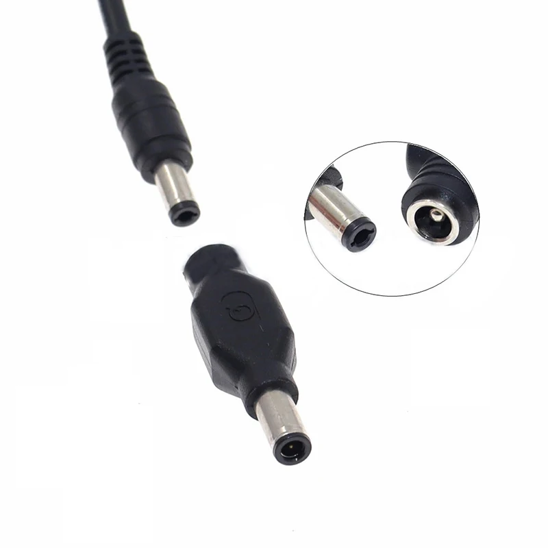1-2PCS Suitable For ASUS Flying Fortress 6/7/8 Generation Laptop Power Adapter DC5.5 * 2.1 Female To 6.0 * 3.7mm Male Ribbon Pin