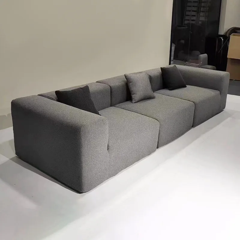 xj-Italian Light Luxury Technology Cloth Compression Sofa Modular Flexible Assembly Combination Easy To Clean Living Room Leisu*