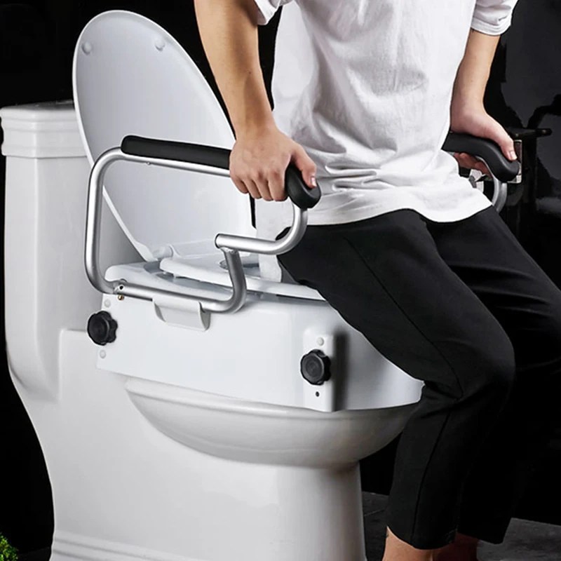 Bathroom Toilet Seat Handle Elderly Design Portable Anti-slip and Anti-fall Increase Design Suporte Para Bathroom Armrest